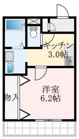 ヴィラナカヤマの物件間取画像